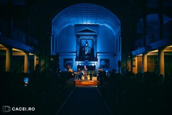 Steve Von Till na igreja St John em Londres, 2023