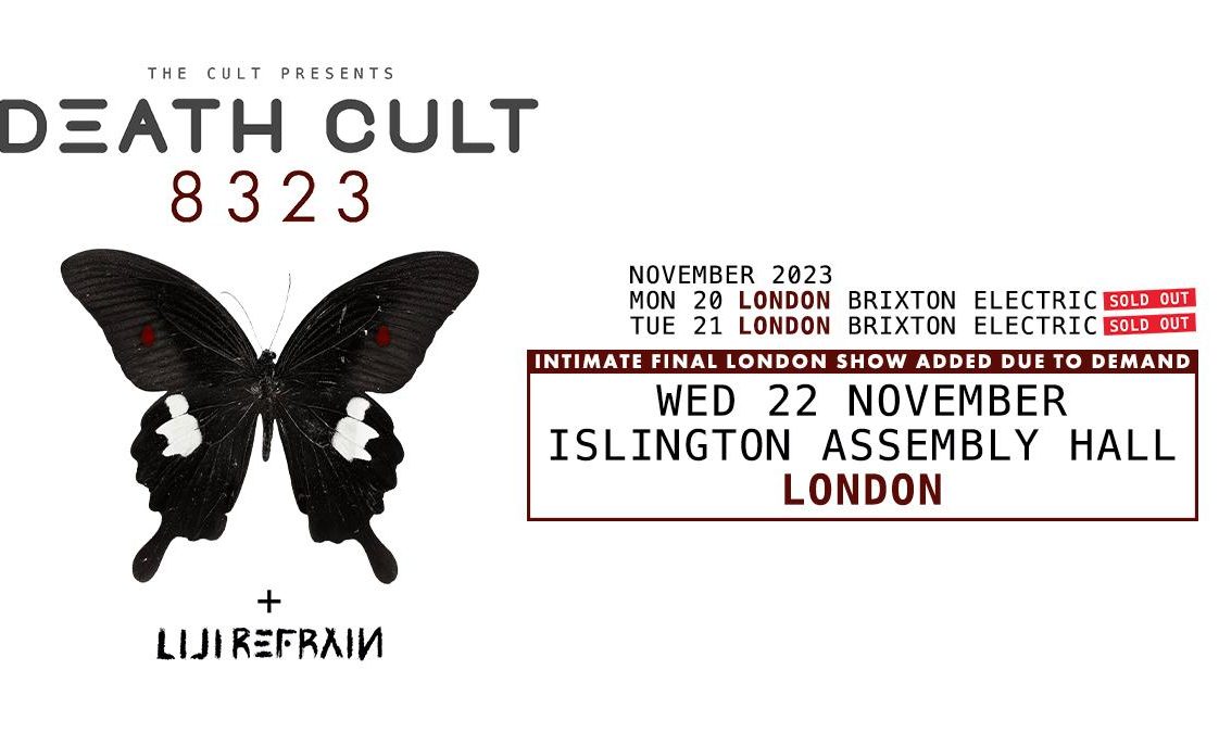 Death Cult Anuncia Terceiro Show em Londres devido à Demanda Massiva dos Fãs