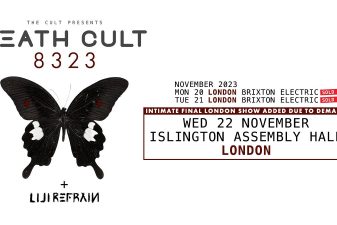 Death Cult Anuncia Terceiro Show em Londres devido à Demanda Massiva dos Fãs