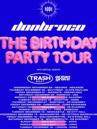 Don Broco anuncia terceiro show em Londres no KOKO