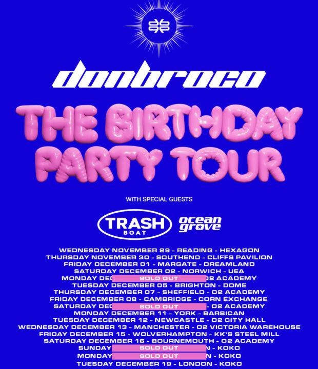 Don Broco anuncia terceiro show em Londres no KOKO