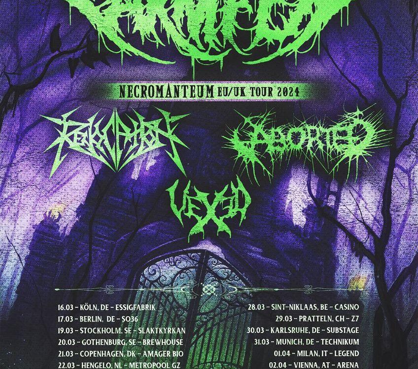 O trio de metal alternativo britânico VEXED revela novo vídeo antes da turnê Carnifex