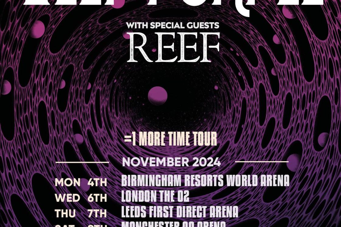 Deep Purple Anuncia Turnê no Reino Unido "1 More Time"