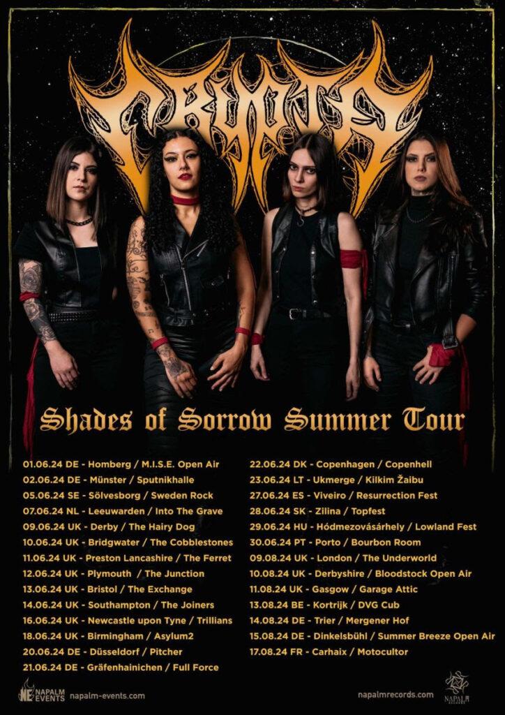 crypta shades of sorrow tour poster
