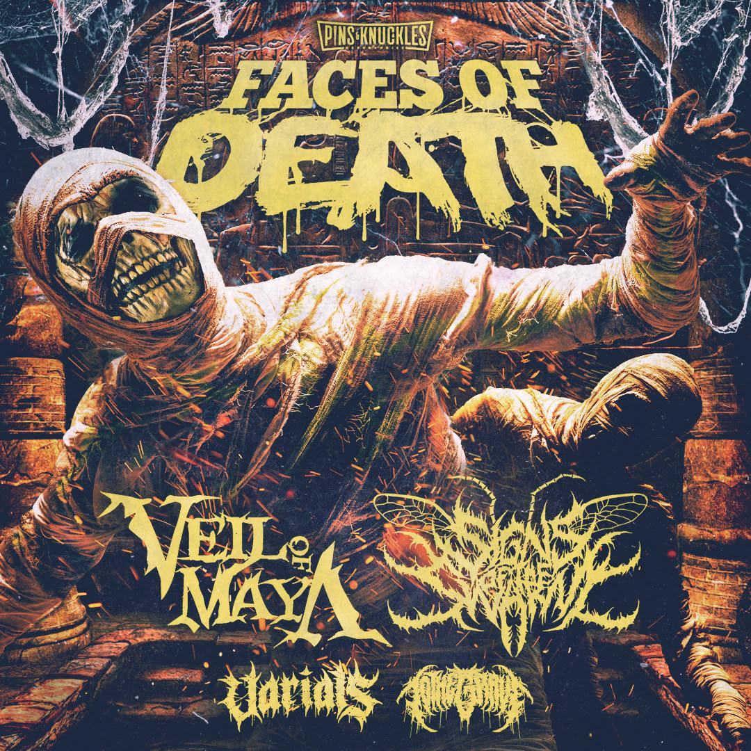 SIGNS OF THE SWARM e VEIL OF MAYA anunciam Faces of Death Tour