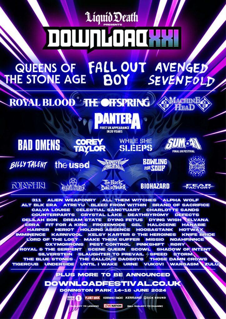 lineup download festival
