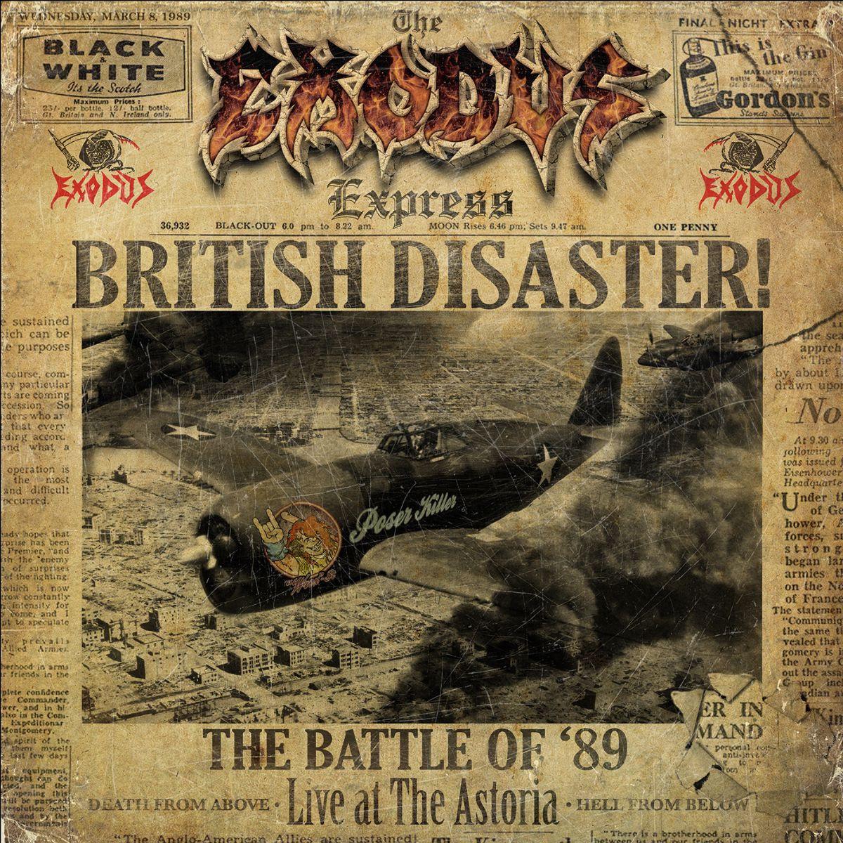 EXODUS lança álbum ao vivo British Disaster: The Battle of ’89 (Live At The Astoria)