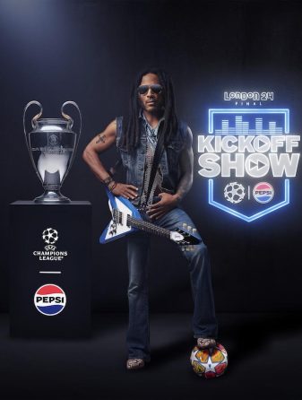 Lenny kravitz vai agitar o show de abertura da final da UEFA Champions league apresentado pela Pepsi