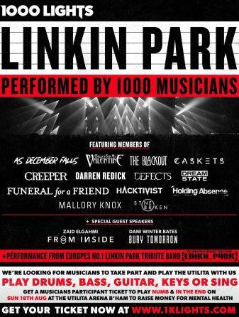 Linkin Park Performed By 1000 Musicians in Birmigham Utility Arena 18 August 2024