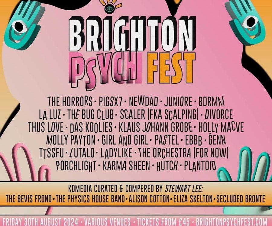 Stewart Lee to curate stage at inaugural Brighton Psych Fest