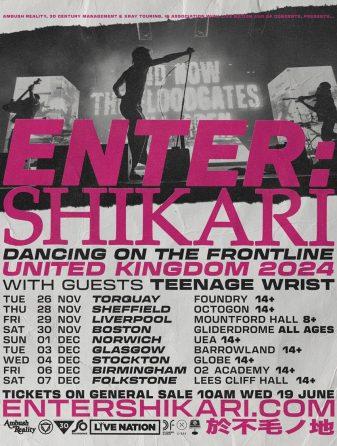 ENTER SHIKARI Announces Intimate UK Tour Dates