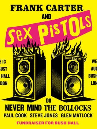 Frank Carter e os Sex Pistols se unem para salvar o histórico local de música Bush Hall