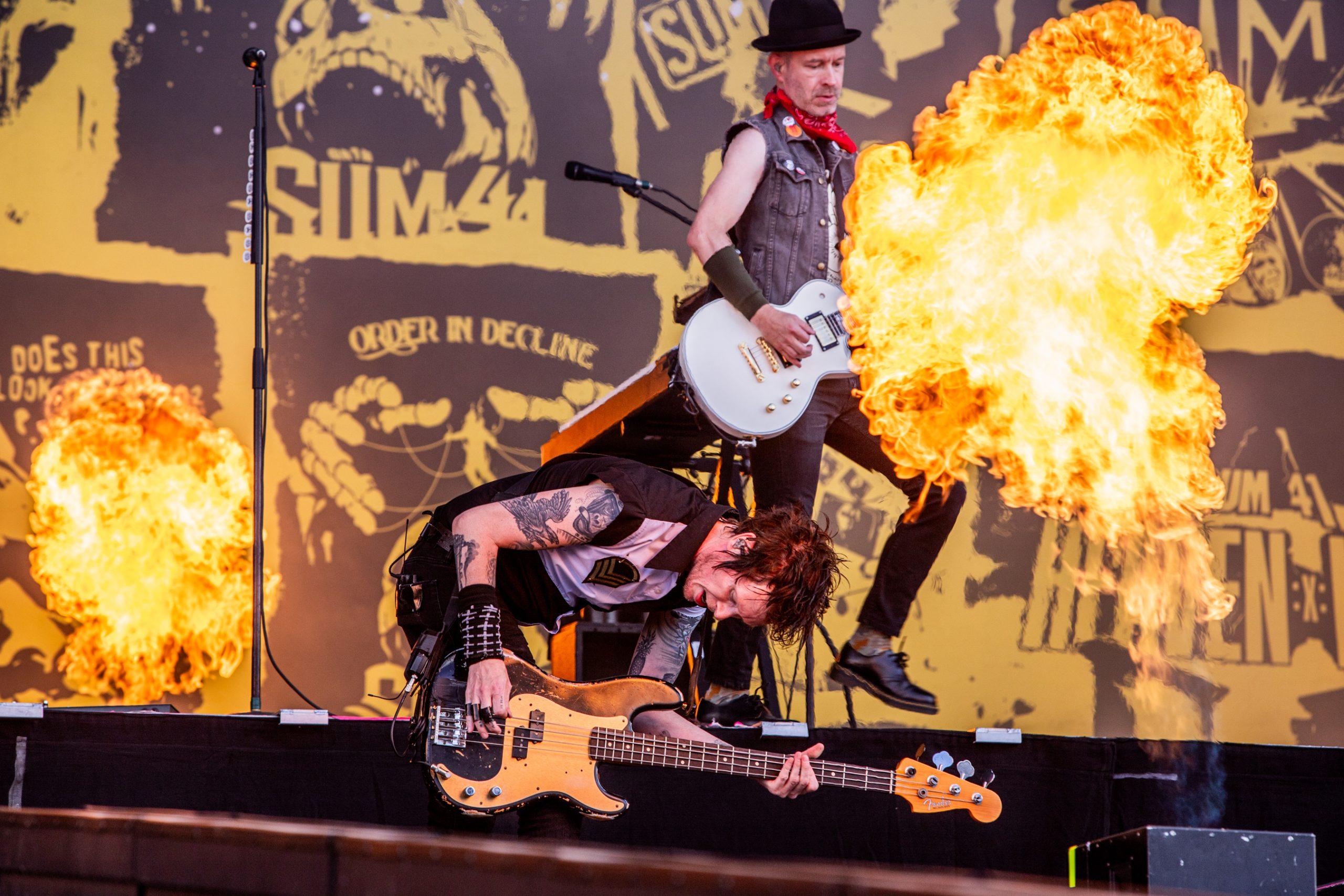 Sum 41 Download Festival exclusive last UK festival performance 16.6.24 sunday