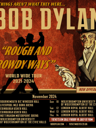 Bob Dylan Announces UK Tour Including Three Nights at the Royal Albert Hall