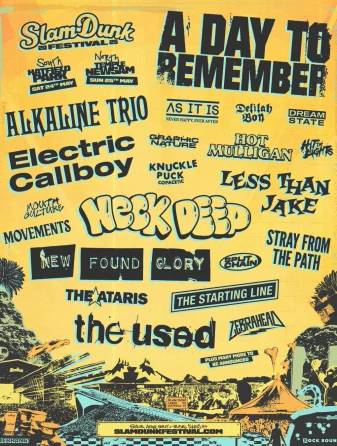 Slam Dunk Festival 2025 Annoucement