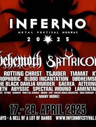 Inferno Festival Norway 2025 second Lineup Announcement