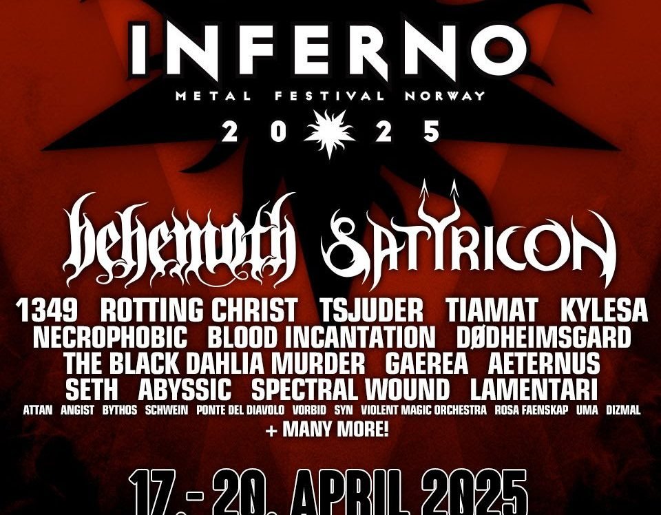Inferno Festival Norway 2025 second Lineup Announcement