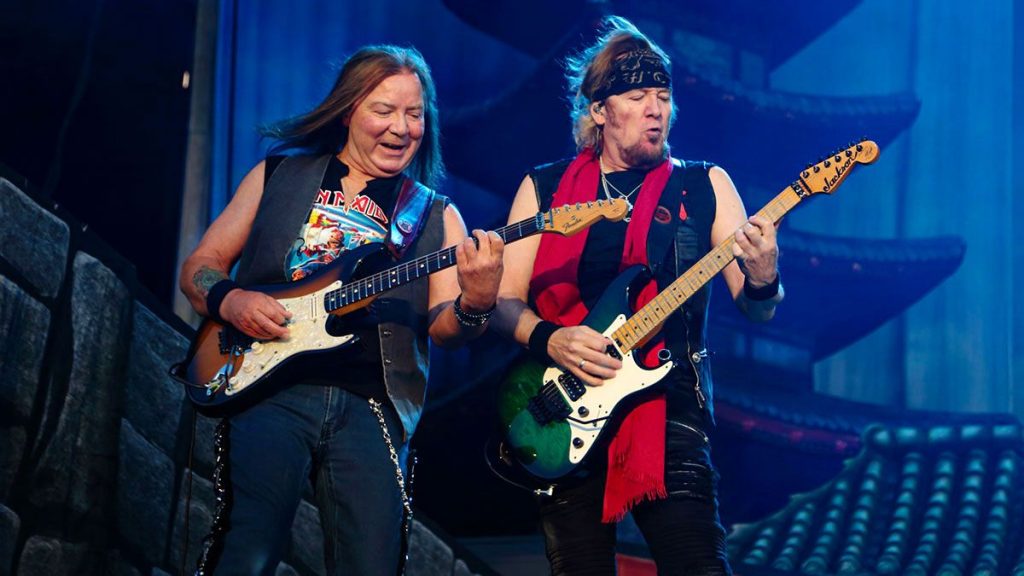 Dave Murray and Adrian Smith Iron Maiden