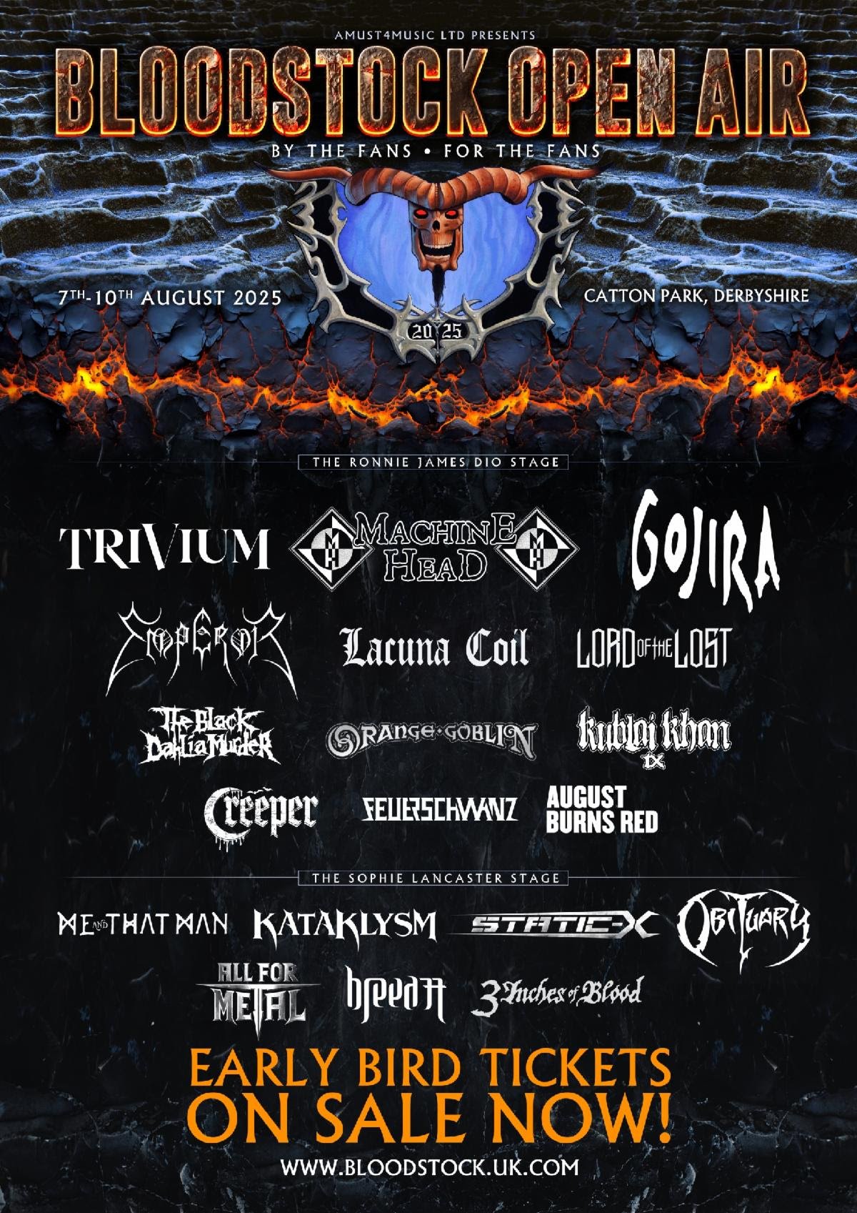 Bloodstock 2025 Full Line Up Announced
