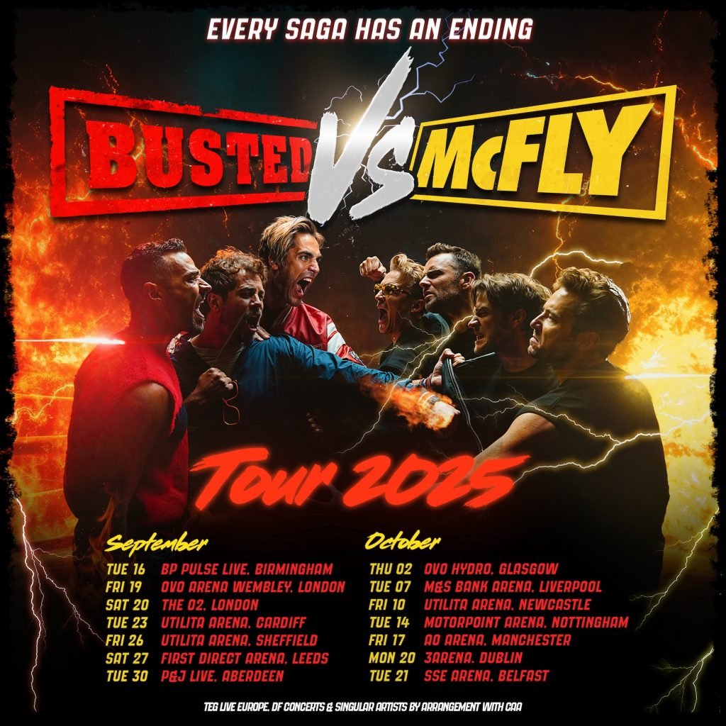 Busted vs McFly: The Ultimate Rock Showdown of 2025!