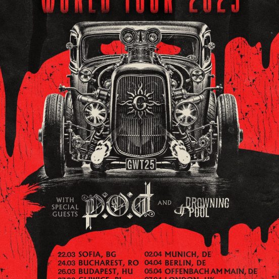 P.O.D. Joins Godsmack on 2025 U.K. & European Tour