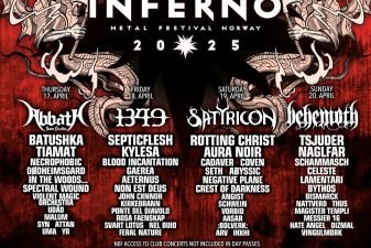 INFERNO FESTIVAL NORWAY 2025 Final Lineup & Daily Set Times 6 INFERNO FESTIVAL NORWAY 2025 Final Lineup & Daily Set Times