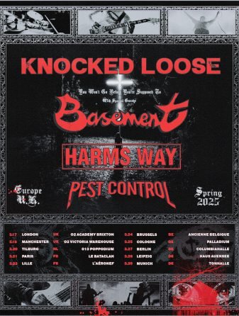 Knocked Loose: 2025 UK & EU Tour