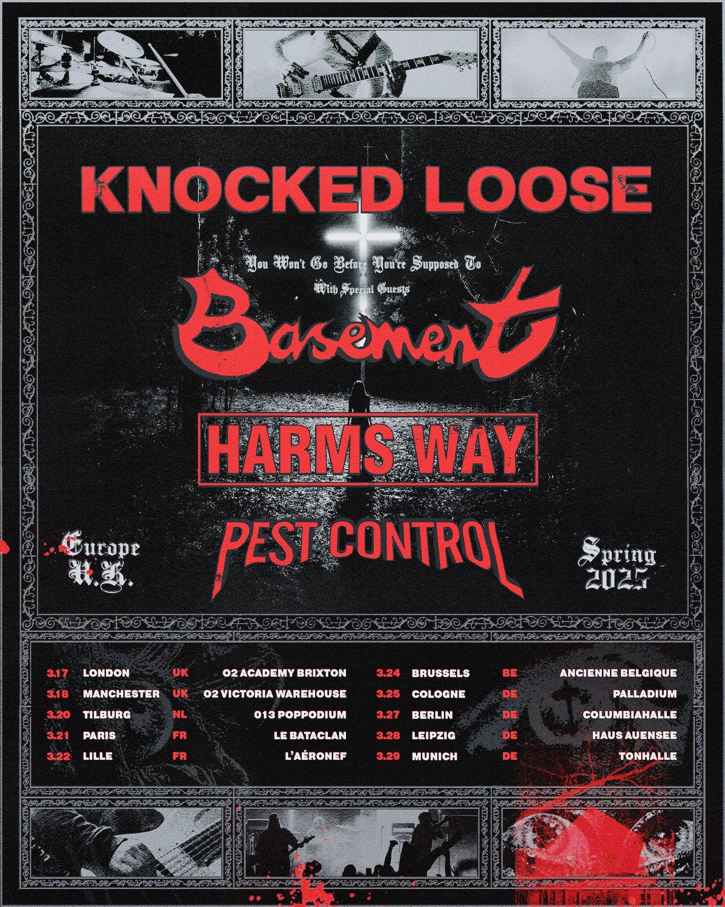Knocked Loose: 2025 UK & EU Tour