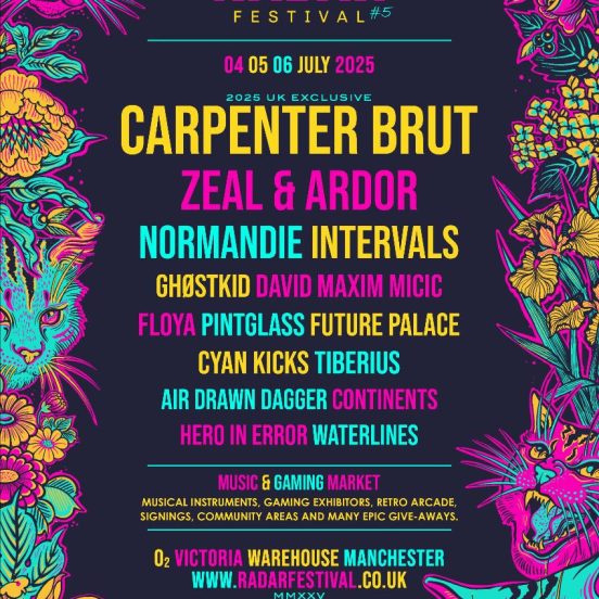 RADAR Festival 2025: Carpenter Brut, Zeal & Ardor, and More Announced!