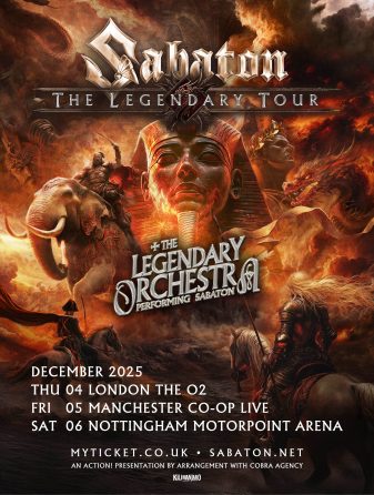 Sabaton Announces The Legendary Tour 2025
