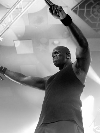 Derrick Greene from Sepultura at Barrowland's Ballroom, Glasgow