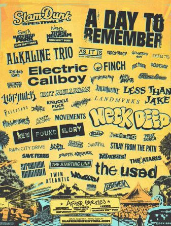 Slam Dunk Festival 2025 Line Up Announcement