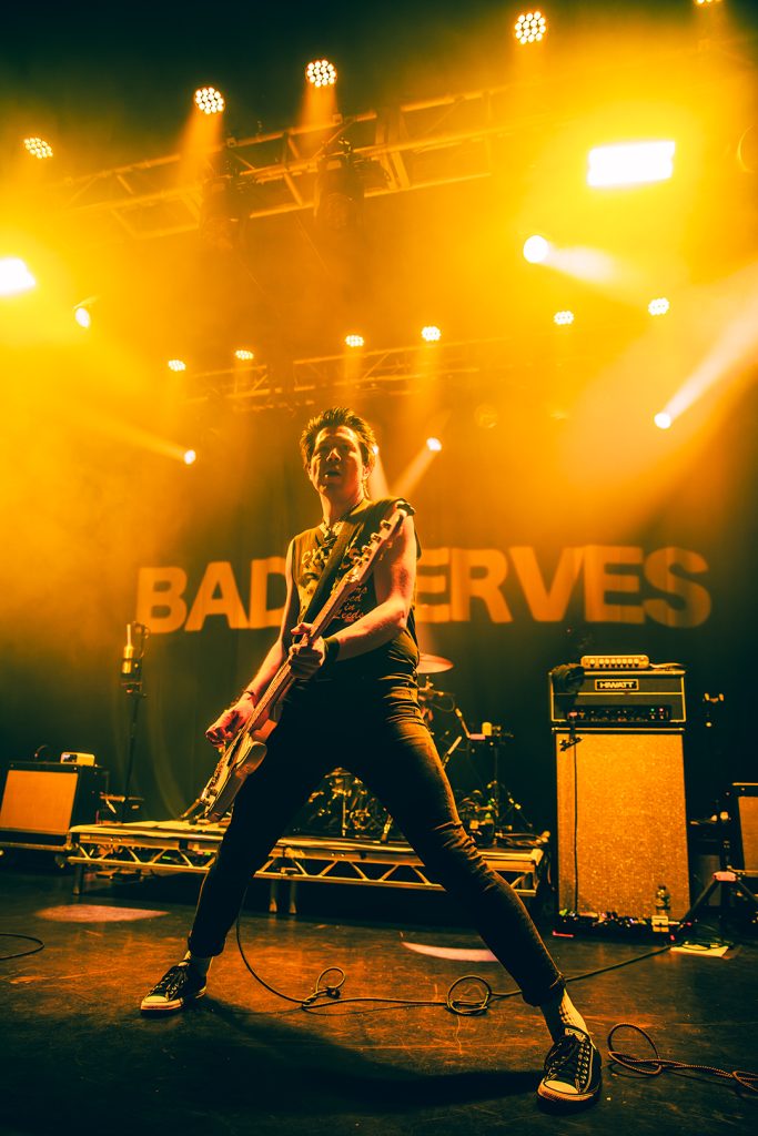 Bad Nerves took to the stage in London with their trademark chaos.