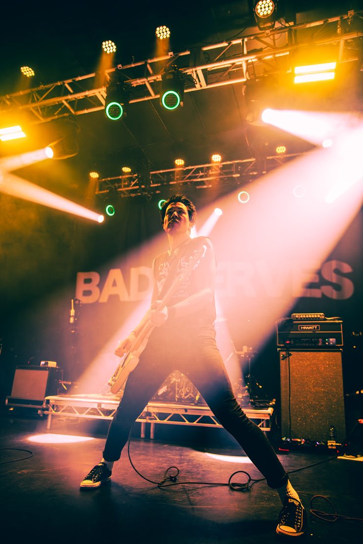 Bad Nerves took to the stage in London with their trademark chaos.