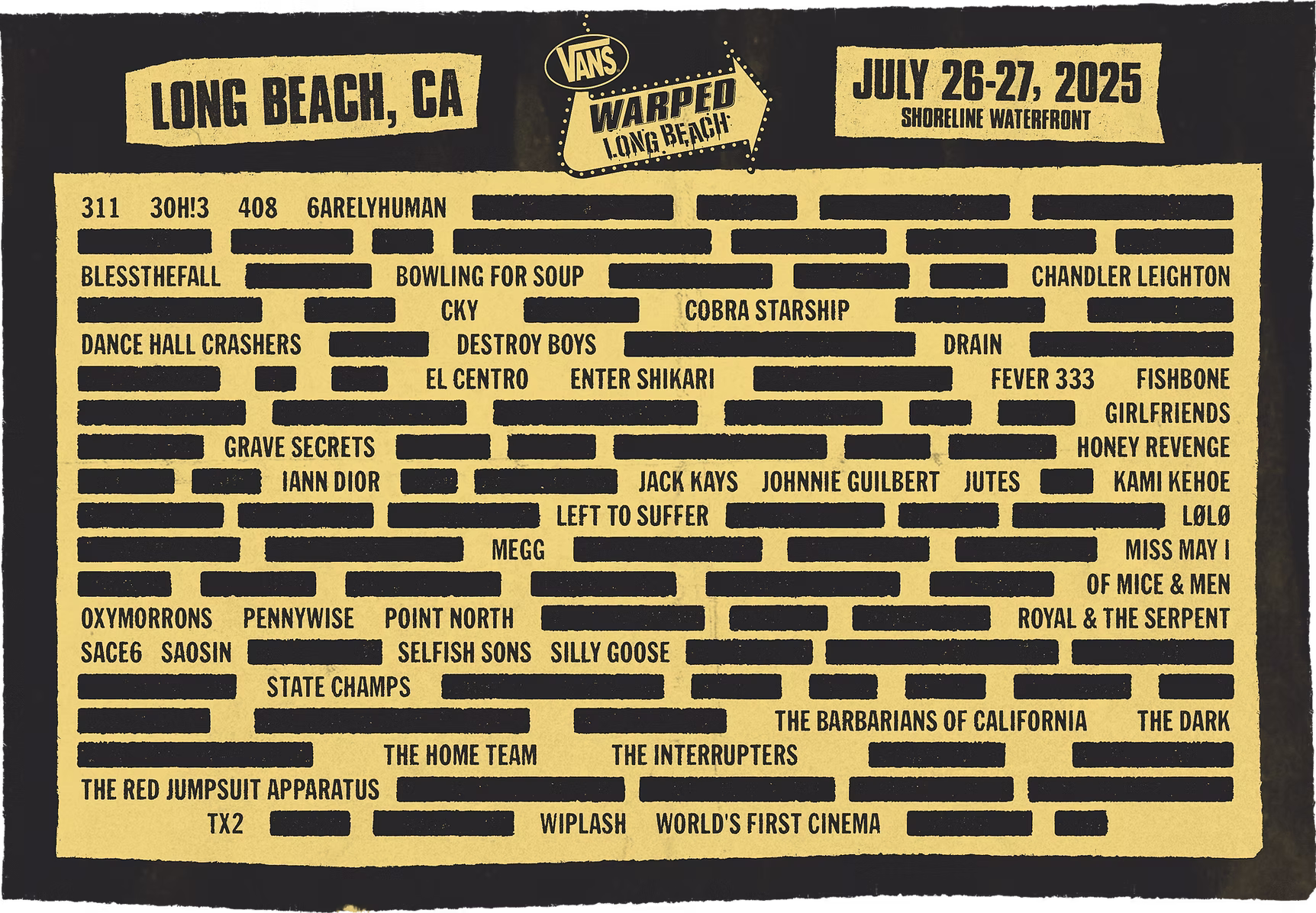 Warped Tour Announces 30th Anniversary Dates