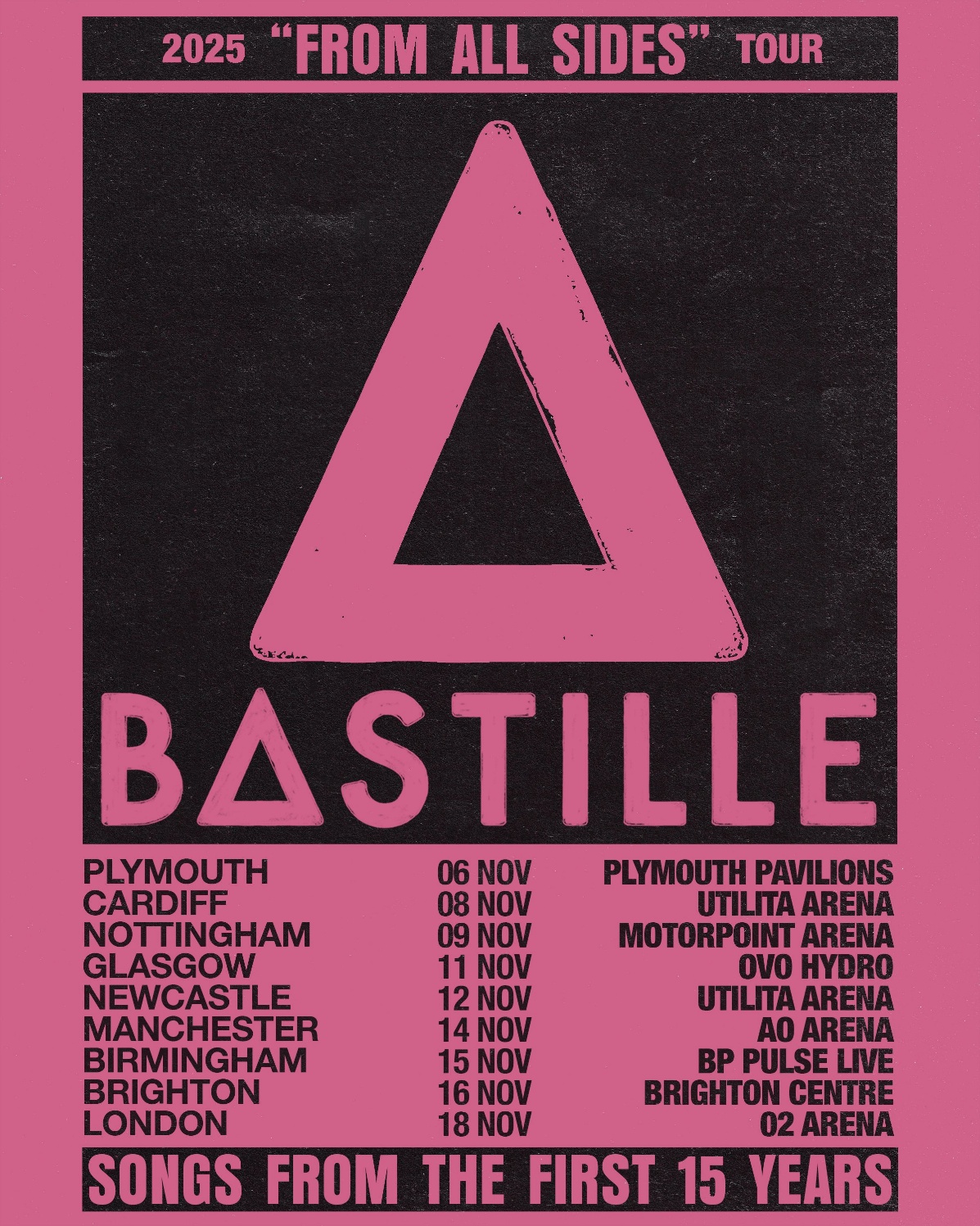 Bastille Announce Massive UK Arena Tour – “From All Sides”