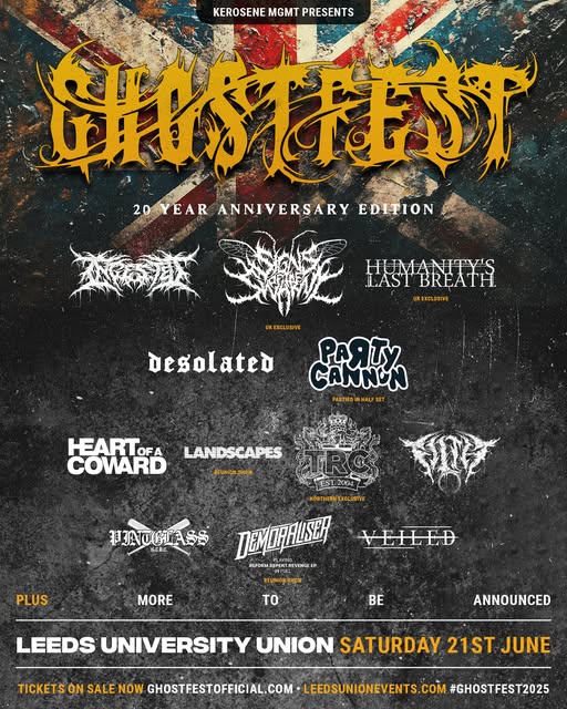 Ghostfest 2025 more bands added to the line-up
