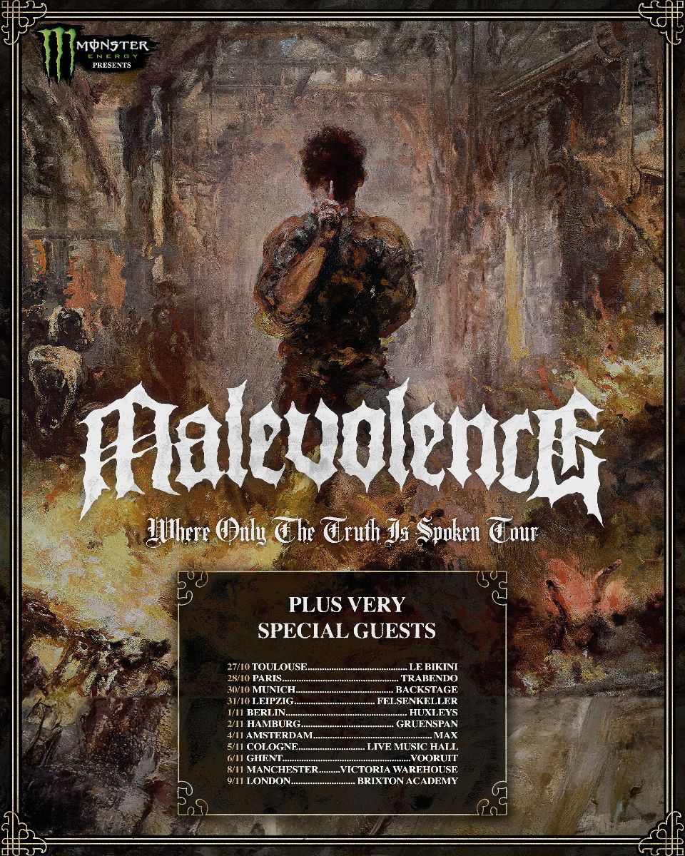 Malevolence Announce Biggest UK & EU Headline to Date