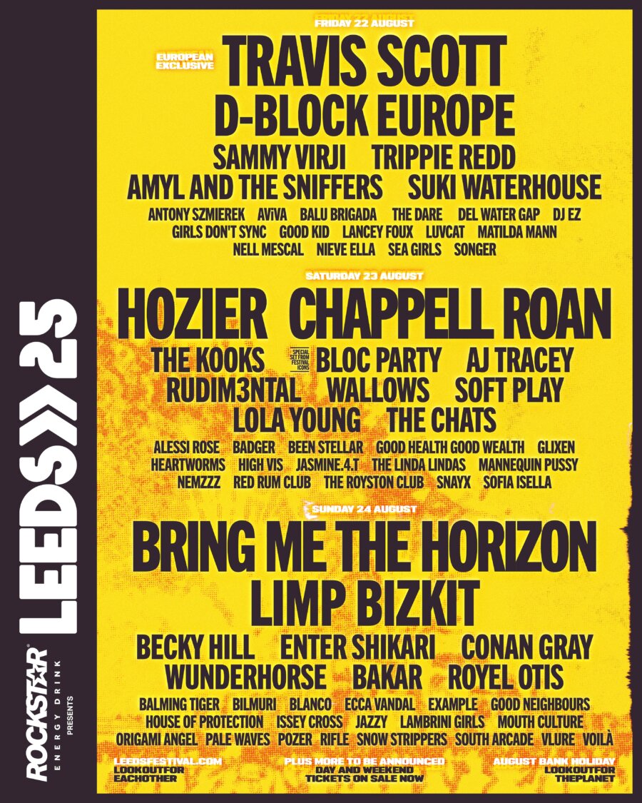 Leeds festival camping announcements and bands to watch