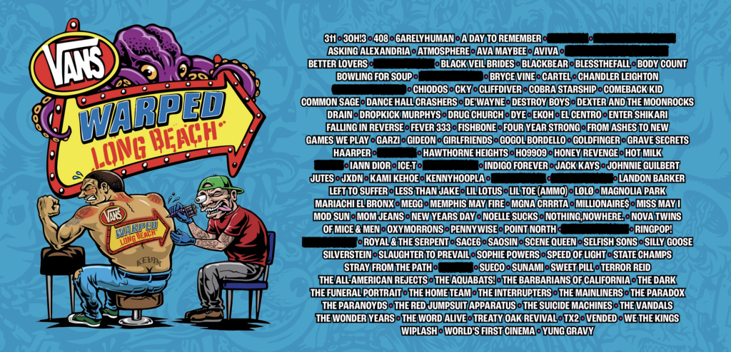 Warped Tour announces full line-ups