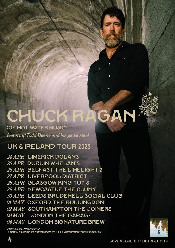 Chuck Ragan Announces Spring Tour Of UK And Ireland 2025
