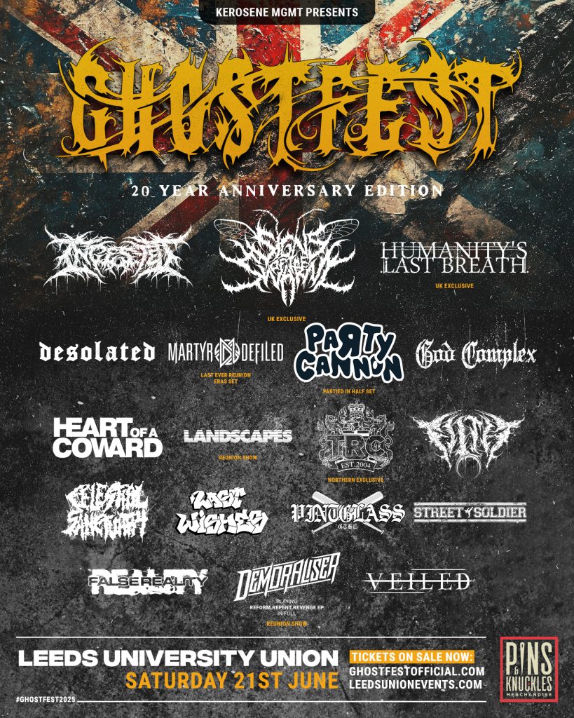 Ghostfest 2025 full lineup 3rd wave