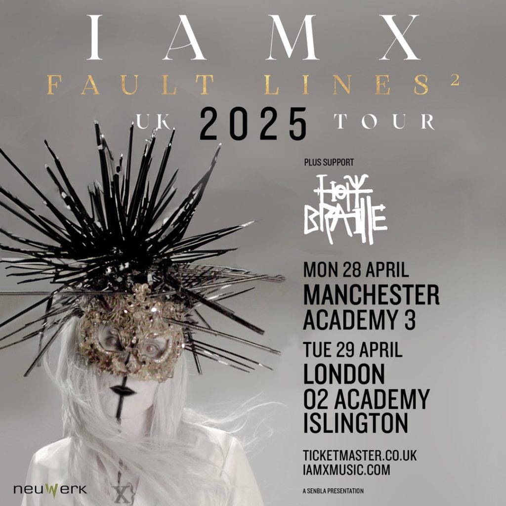 IAMX announces The Fault Lines2 European Tour 1 IAMX announces The Fault Lines2 European Tour