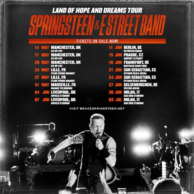 Bruce Springsteen is back with huge box set + new EU dates 2