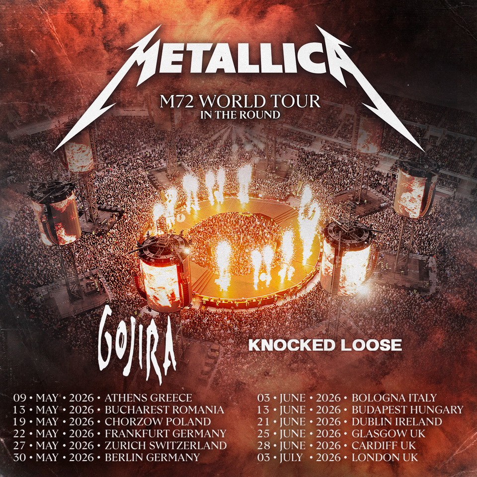 Gojira Metallica Tour Poster square