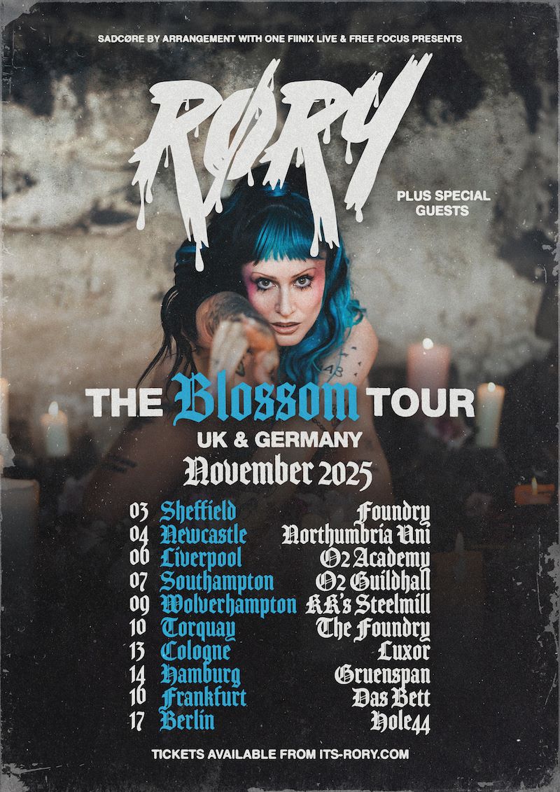 RØRY announces ‘The Blossom Tour’ for November