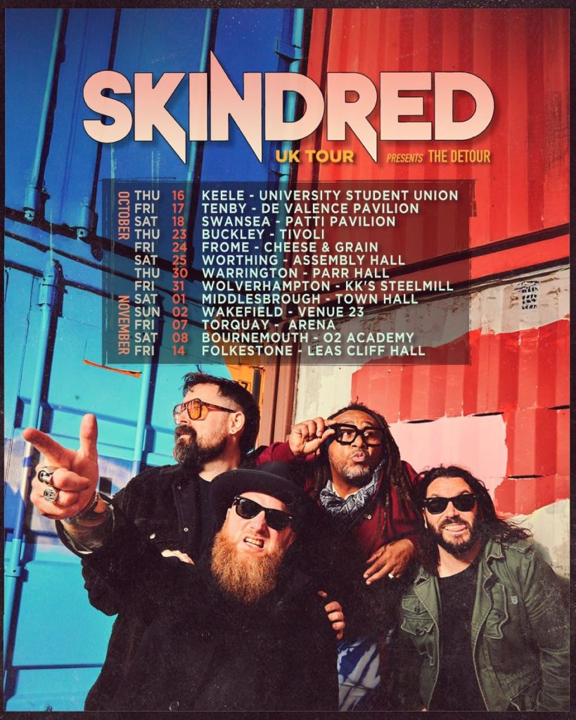 Skindred announce ‘THE DETOUR’ 2025 UK tour