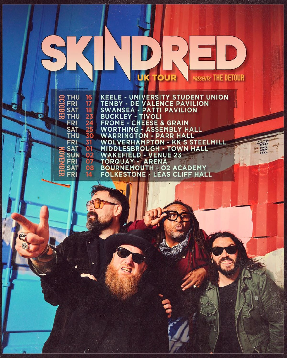 Skindred announce ‘THE DETOUR’ 2025 UK tour