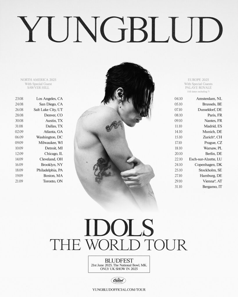 Yungblud Idols TheWorldTour Poster