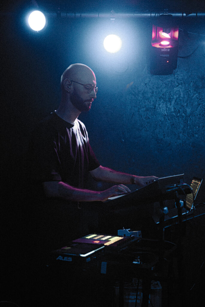 Explore the cold and brutalist world of Dlina Volny –   album release show at the Black Heart